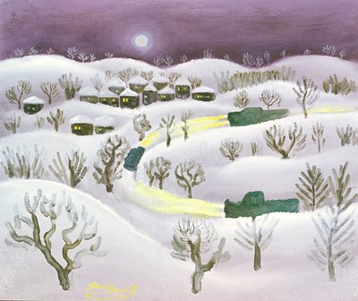 Winter Night by Radi Nedelchev